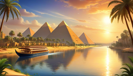 EGYPTE DE NIJL 6650 KM